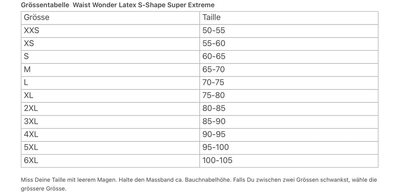 S - Shape Latex Super Extreme