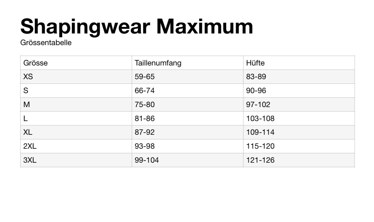 Shapingwear Maximum