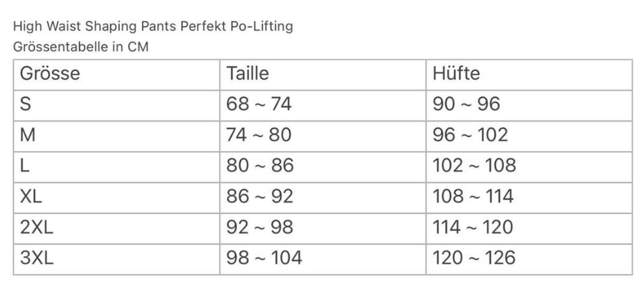 High Waist Shaping Pants Perfekt Po Lifting